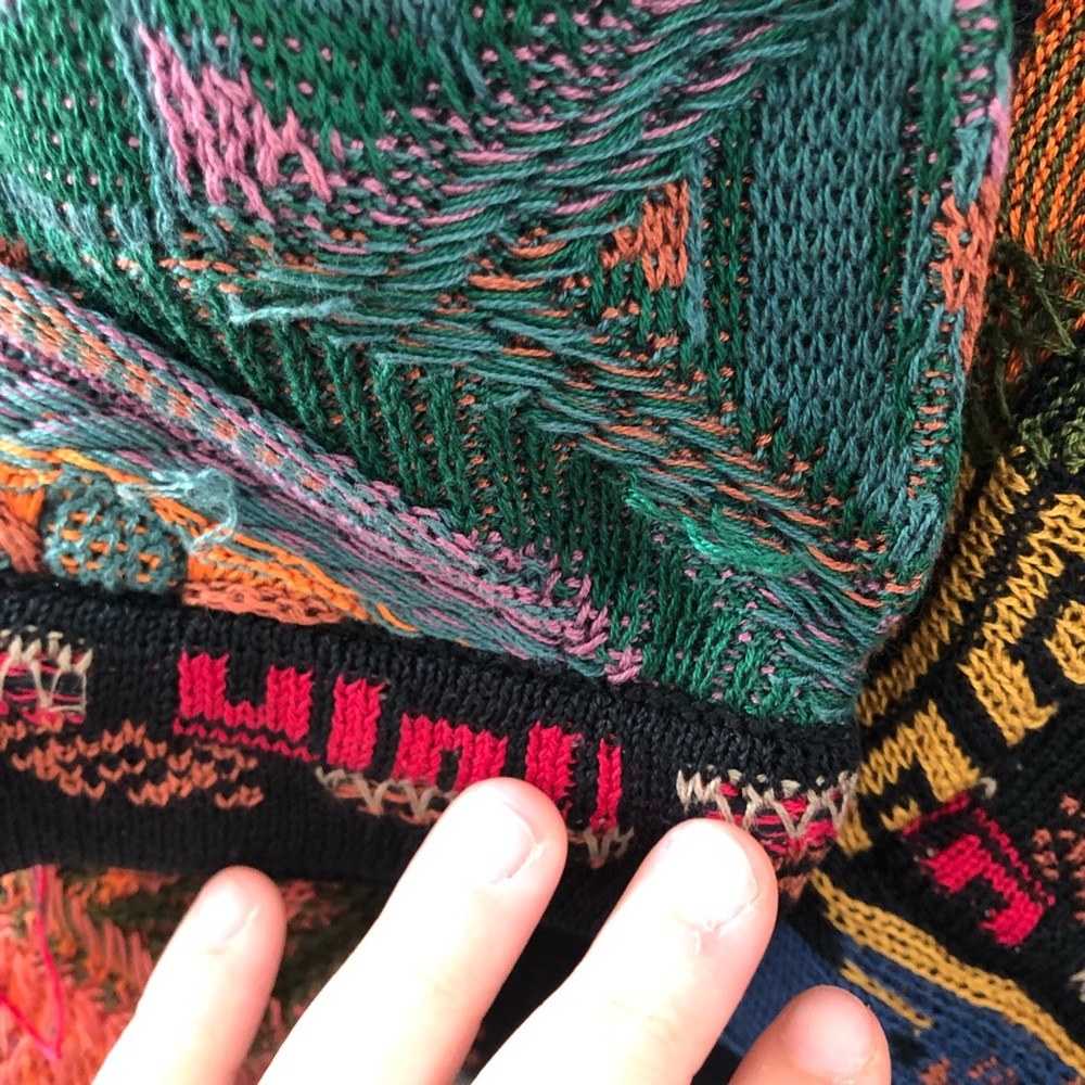 Coogi Vintage Cardigan Colorful Size S - Picture 4 of 9